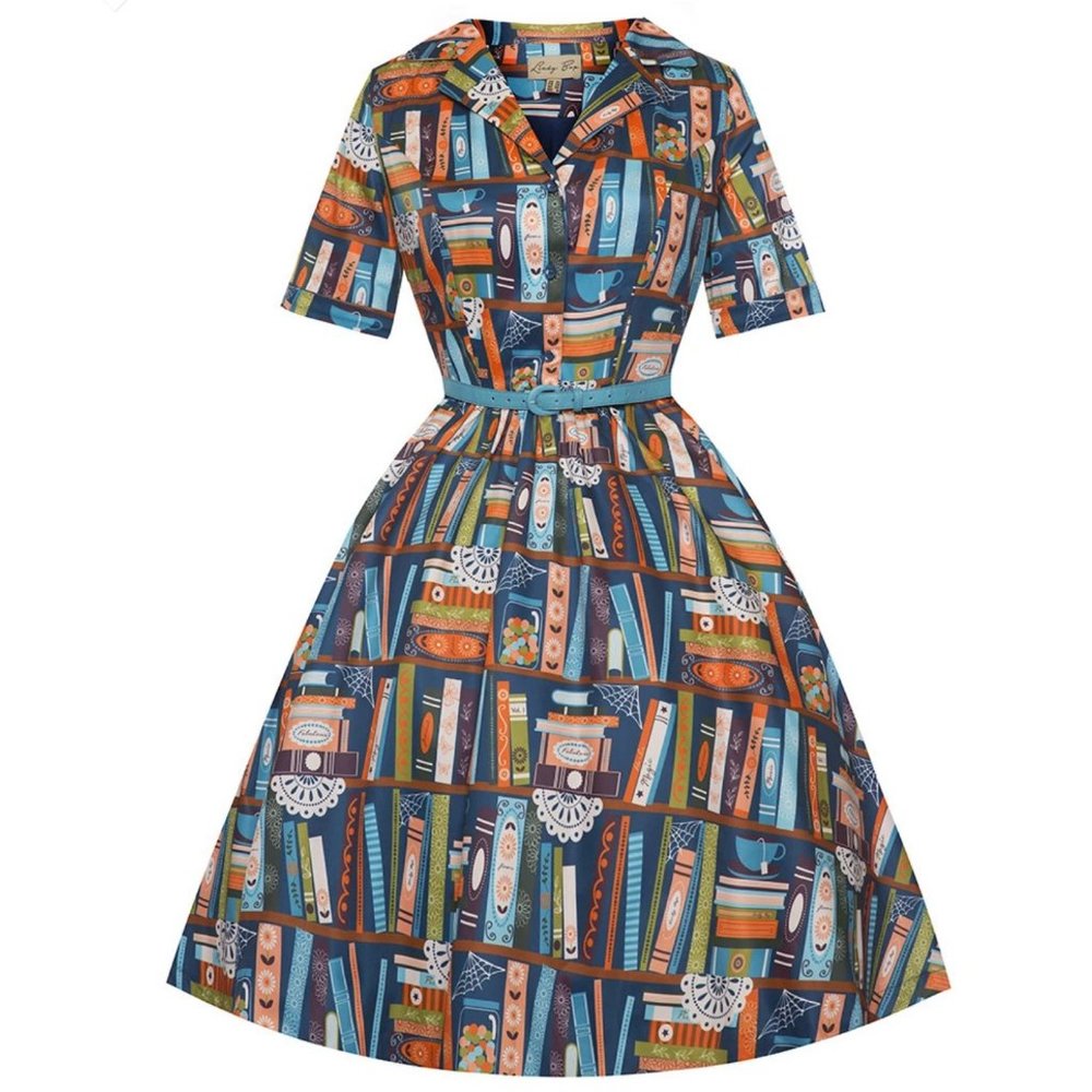 Lindy Bop Bletchely Book Pattern Shirtwaist Dress